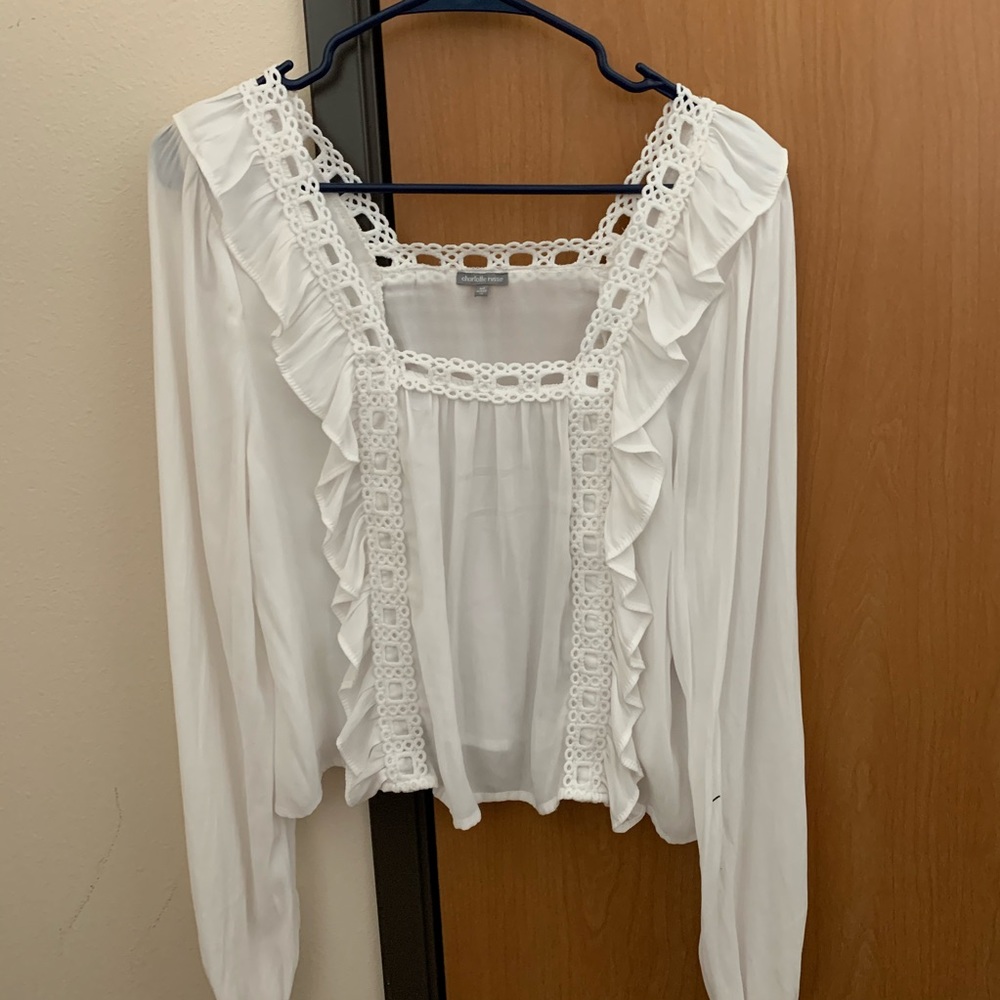 Charlotte Russe sheer blouse